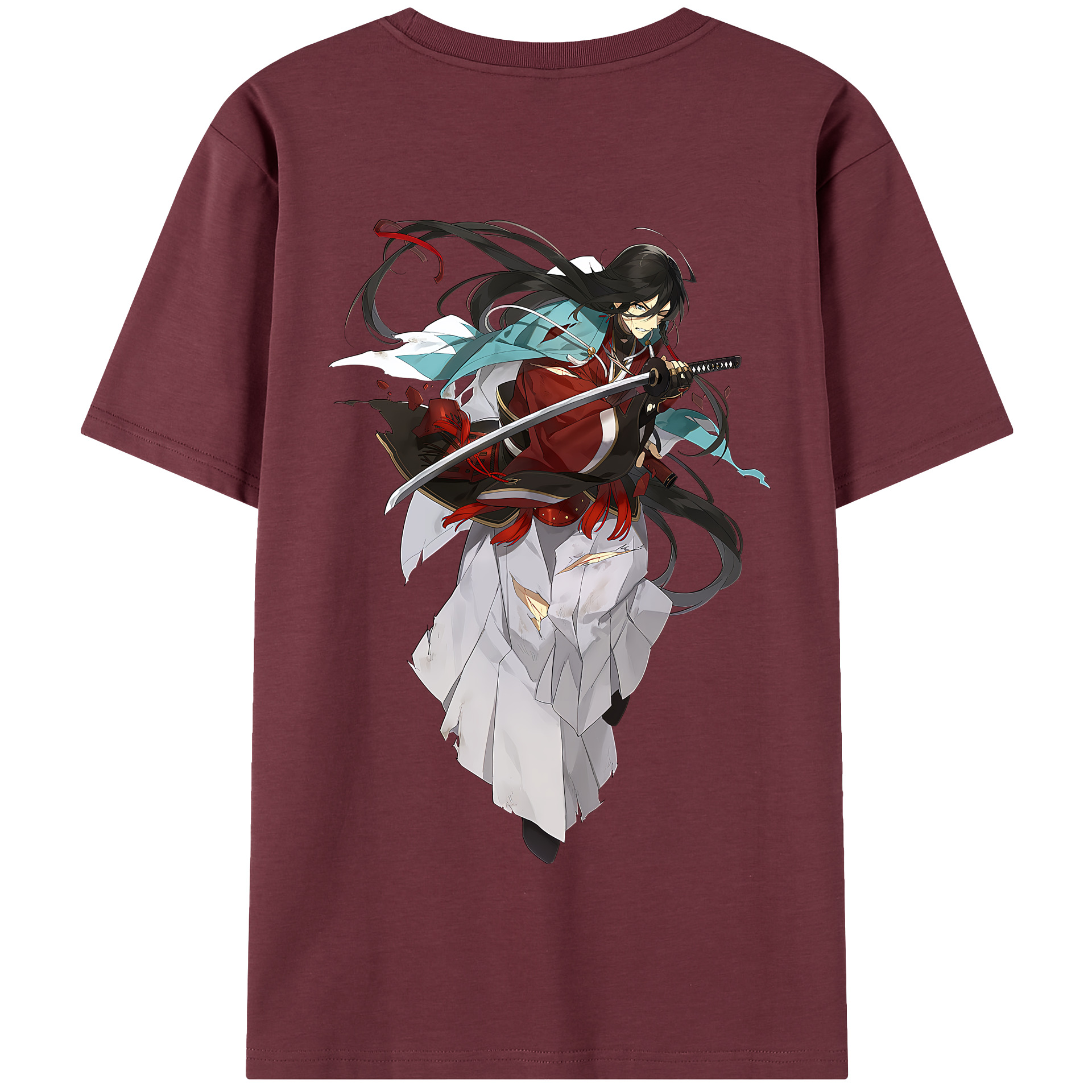 （画像用） 刀剣乱舞 Touken Ranbu 綿100％半袖Tシャツ（背面プリント）